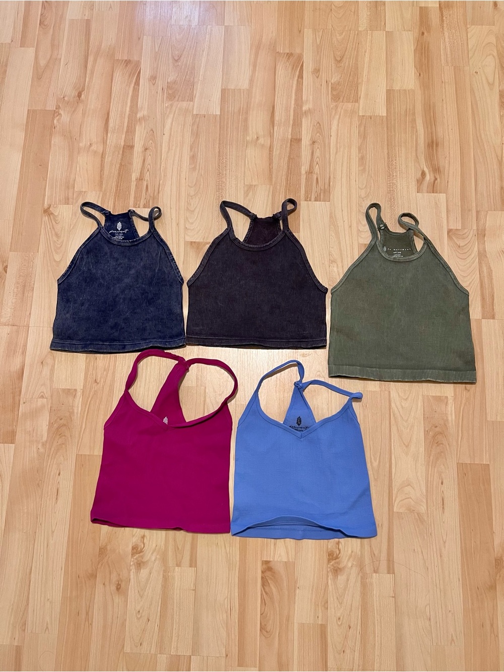 NEW 5 Free People FP Movement Happiness Runs Tanks - Size XS/S